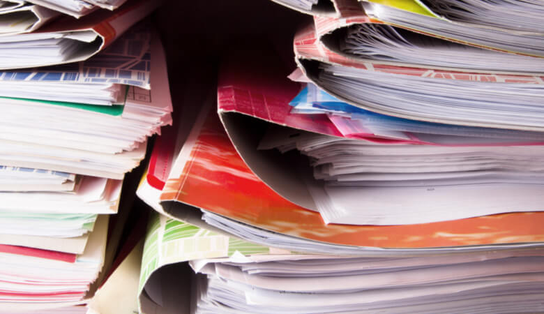 Pile of conveyancing paperwork including property information forms